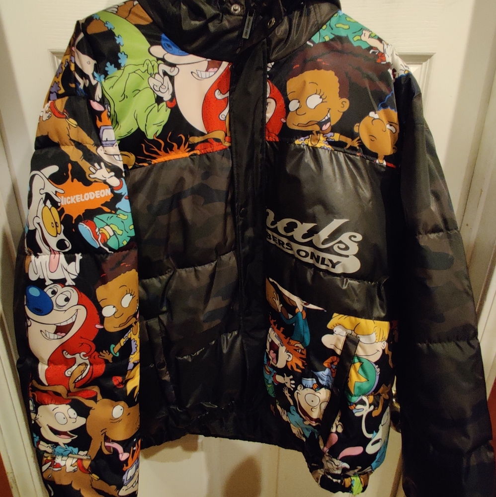 Members only x nickelodeon bomber jacket